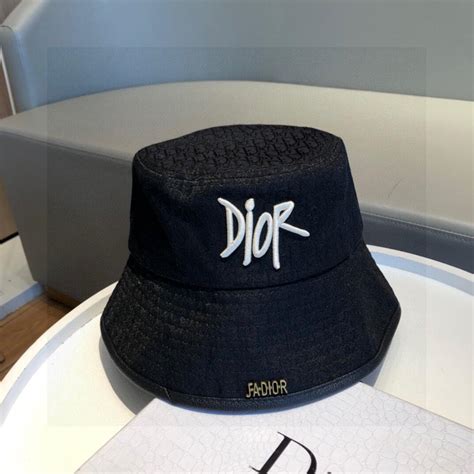 dior bucket hat fake vs real